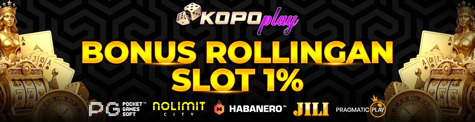BONUS ROLLINGAN SLOT MINGGUAN